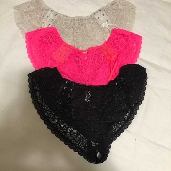 Victoria’s Secret lace booty shorts SOLD - Picture 1 of 1